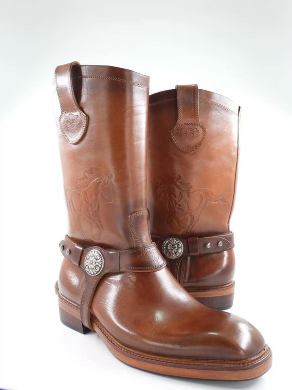 Exported to the United States Original Handmade British Cowhide Riding Boots Knight Equestrian Boots Exported to the United States Original Handmade British Cowhide Riding Boots Knight Equestrian Boots