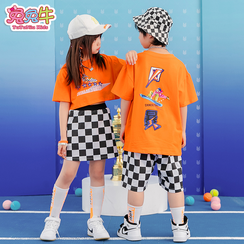June 1 children's cheerleading costumes primary school girls jazz dance street dance tide clothing kindergarten performance costumes