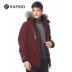 RAPIDO Ramp Winter Men Fur Cổ áo Ấm áp Thể thao Thoải mái Áo khoác Xuống - Thể thao xuống áo khoác