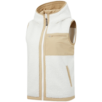 RAPIDOs new autumn and winter womens O series fashionable contrasting color double-sided hooded vest