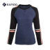 RAPIDO Hàn Quốc Samsung Mùa xuân sọc màu ba chiều lỏng lẻo thể thao và áo len giải trí CP7741L05 - Thể thao lông cừu / jumper Thể thao lông cừu / jumper