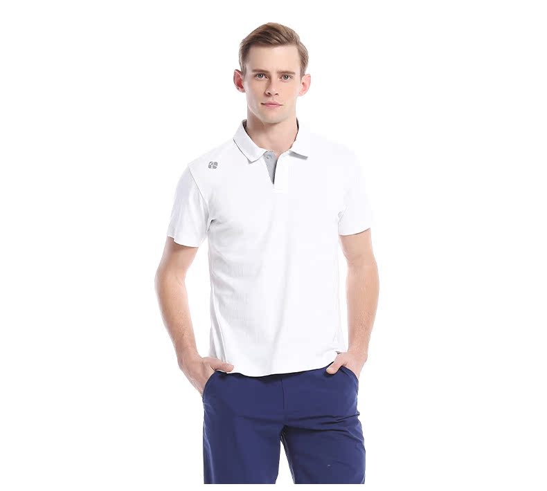 RAPIDO Hàn Quốc Samsung Mùa hè Áo sơ mi nam thể thao và giải trí POLO mới CN7142S05 - Áo polo thể thao áo polo dài tay
