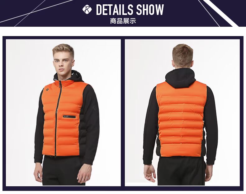 Rapido truy cập với cùng một đoạn mùa đông người đàn ông mới của breathable windproof thể thao giải trí xuống vest CN6938X13 áo khoác adidas neo