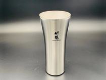 Japanese imported bamboo crane whiskey stainless steel Hi stick cold drink cup Japanese style simple anti-drop glass