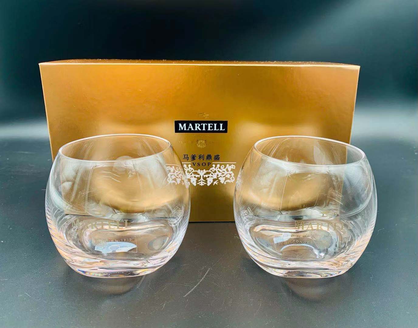 Martell Madfathers Ganyi Brandy Wine Glass A Box of 2