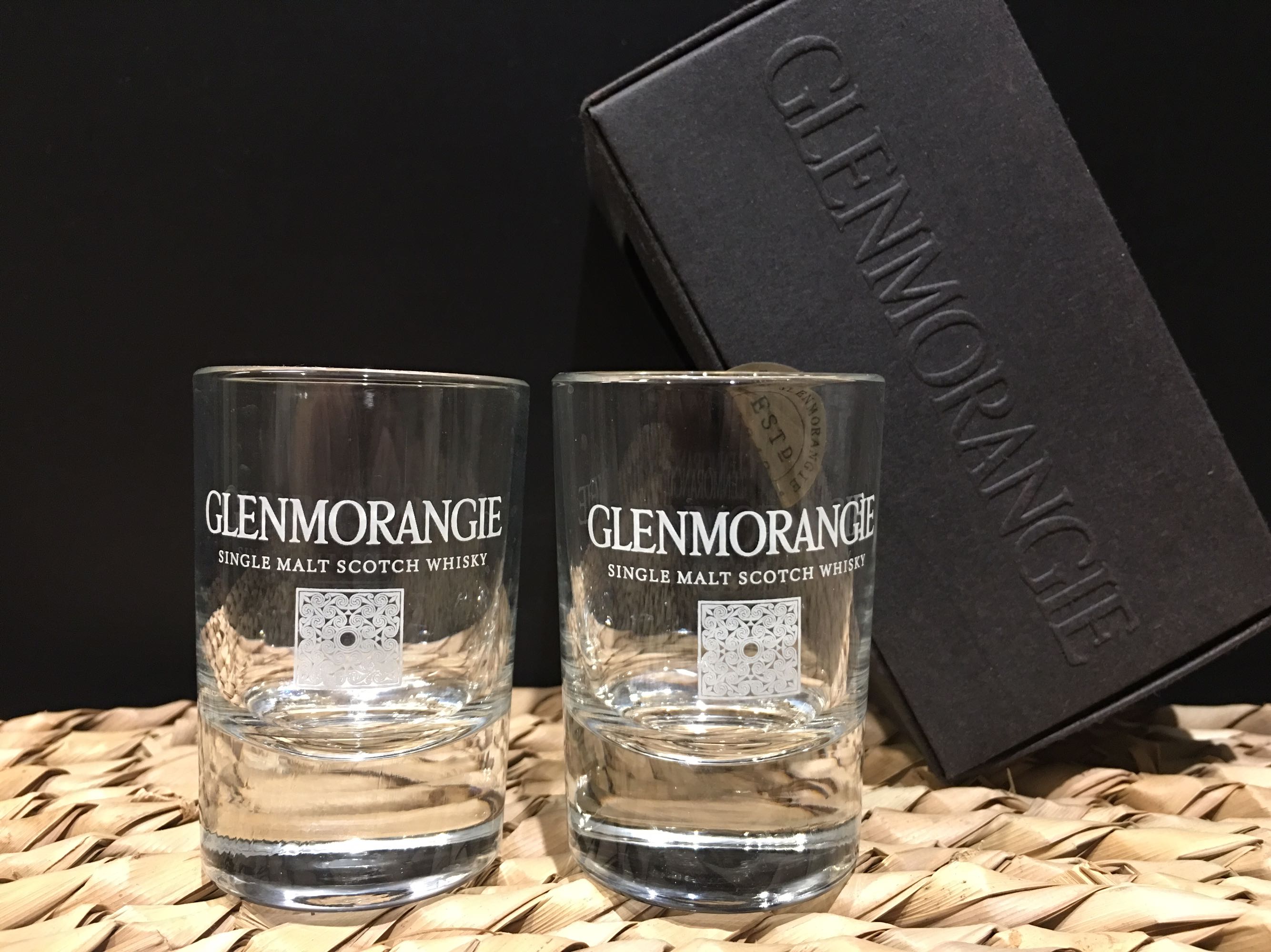 Glenmorangie Granger single malt whisky wine glass a box of two