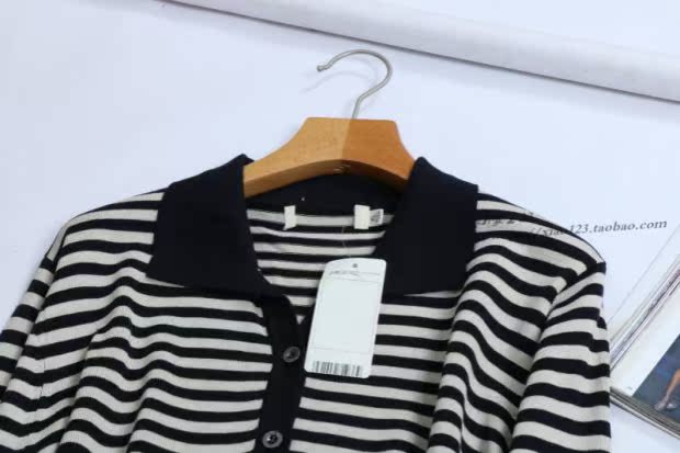 POLO ve áo dài tay mùa thu cardigan mỏng đơn giản hoang dã lụa tơ tằm thân thiện với da lụa thiết kế thời trang nữ