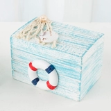 Мини-шезлонг в средиземноморском стиле, украшение для детской комнаты, настольный столик в океанском стиле, маленькая коробочка, реквизит для фотосъемки