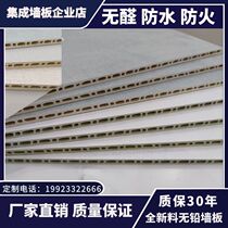 Bamboo wood fiber integrated wall plate manufacturers direct sales of modern light luxury wall surface environmental protection without lead-free waterproof wall decoration