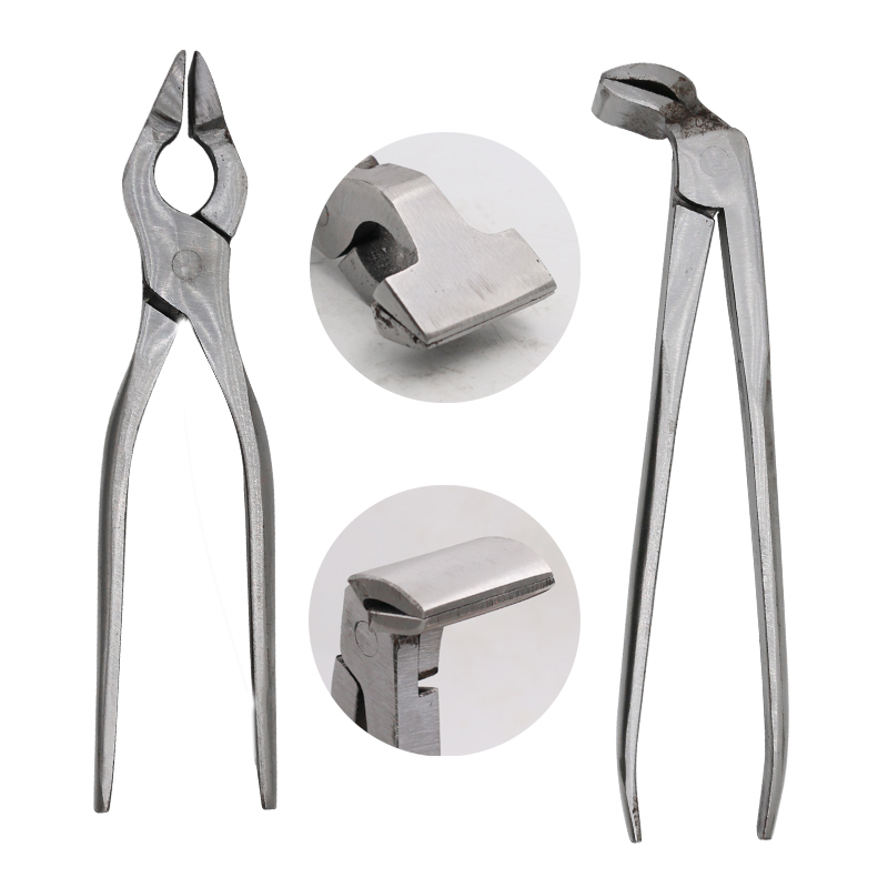 Upper frame pliers leather luggage pliers straight head elbow handbag wallet making tool DIY female bag school pliers