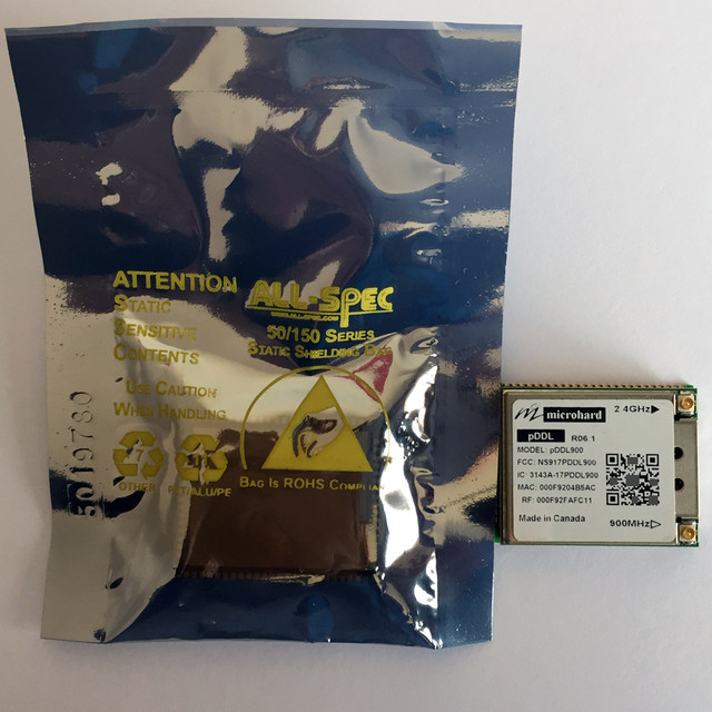 Pddl900 Wireless Data Transmission Radio Module Is Suitable for Drones, Boats, and Cars Microhard Mhs118100