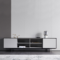Italian minimalist TV cabinet living room modern simple locker storage cabinet designer home floor Cabinet 2 2 meters