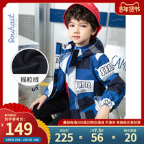 Childrens coat 2021 new boys winter clothes girls warm childrens fleece windbreaker windbreaker
