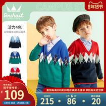 Childrens clothing boys sweater 2021 New Winter Childrens knitwear