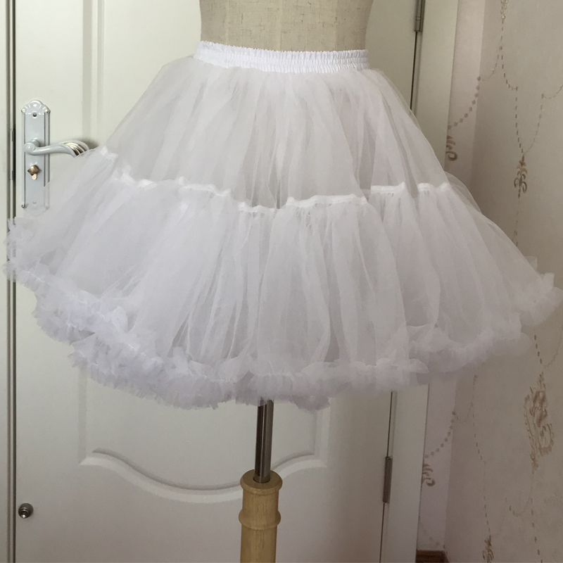 Skirt support short cloud skirt support lolita marshmallow Lolita violent soft gauze boneless petticoat children can wear 30cm