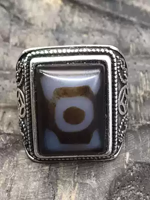 Collection of Tibetan old mine Tianzhu natural sheep's eye Tianzhu pharmacist thread bead Tianzhu Silver ring genuine product
