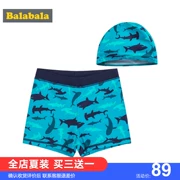 Balla Balla trai quần short bơi 2018 trẻ em mới của cậu bé lớn 12 chàng trai đặt bơi mũ đồ bơi spa