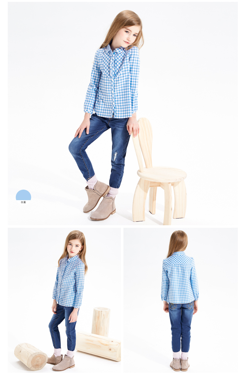 Chemise fille à manche longue - Ref 2088823 Image 15