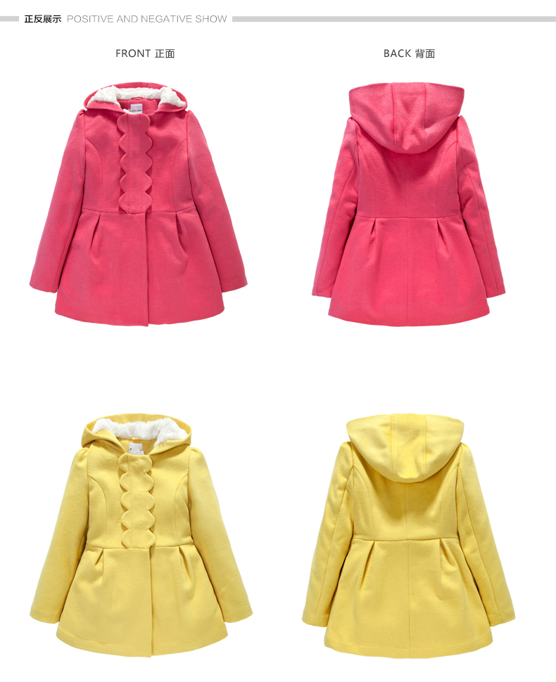 Manteau pour fille en mélange - Ref 2161810 Image 13