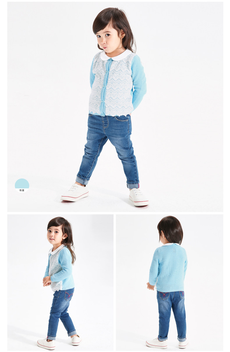 Pull fille à manche longue - Ref 2104994 Image 14