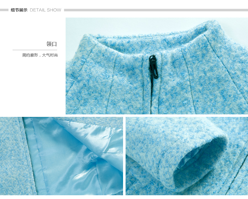 Manteau pour fille en mélange - Ref 2162065 Image 14