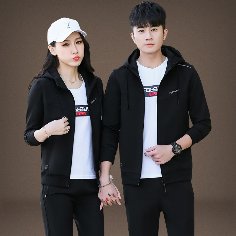 Couples sports suits men and women 361 hooded sweatshirts foot sportswear spring and autumn Jordan tide brand jacket cardigan
