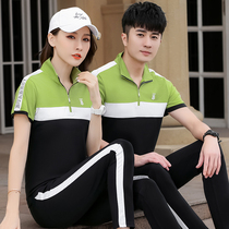 Lovers dress 361 casual sportswear suit men and women Jordan Noor has a short sleeve trend to put together a two-piece set of summer clothes