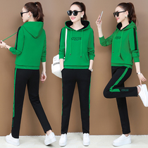 361 sports suit womens fall Lianhood necropolis long sleeve headliner Korean version Jordan Noor casual sportswear two sets