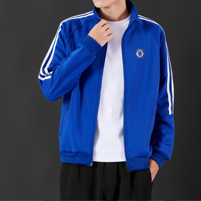 Chelsea Fan Spring and Autumn New Style Stand-Up Collar Sweatshirt Sportswear Jacket Chelsea Fan Merchandise
