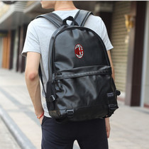 AcMilan fans backpack ACMilan fan supplies souvenir AC Milan leather backpack bag