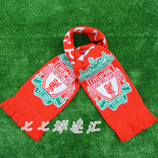 Liverpool fan supplies Liverpool you never go solo-Thickened Scarves Liverpool fan scarves