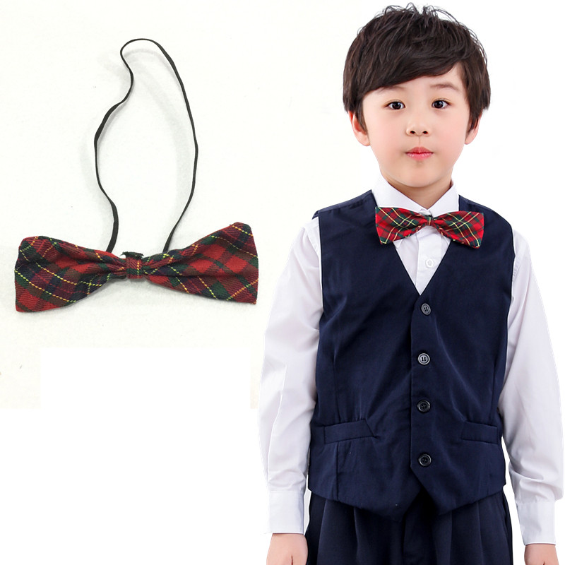Shenzhen unified elementary school children's school uniforms for men's autumn and winter gown assorted plaid neckline