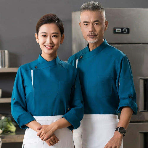 High -Fend Work Olde Men's Long -Sleeved Restaurant Cake Cake Hotel