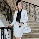 Модный осенний классический костюм, комбинезон, комплект, 2018, городской стиль, 3 предмета, в британском стиле