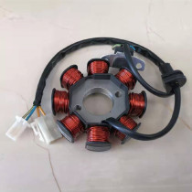 Bend Beam Motorcycle Bell Light Ride Wood Racing 110 stator assembly QS110 Magnetic motor coil Ignition Coil