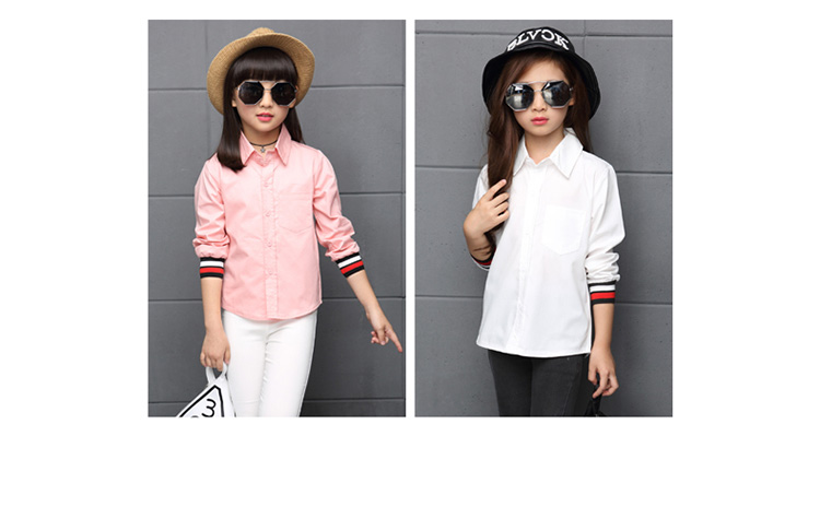 Chemise fille à manche longue - Ref 2086127 Image 11
