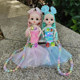 ດົນຕີກະພິບ Mermaid Barbie Doll Doll Doll Pendant Girl Gift Princess Doll ຂອງຫຼິ້ນເດັກນ້ອຍ