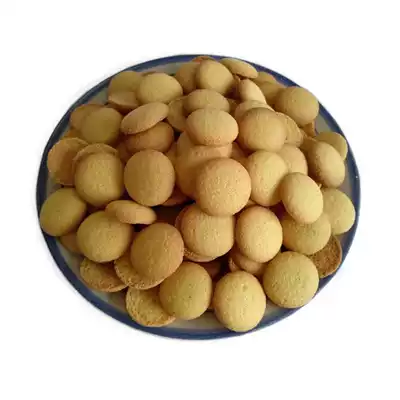 Egg apricot biscuit snack crispy and delicious egg round biscuit 250g in bulk