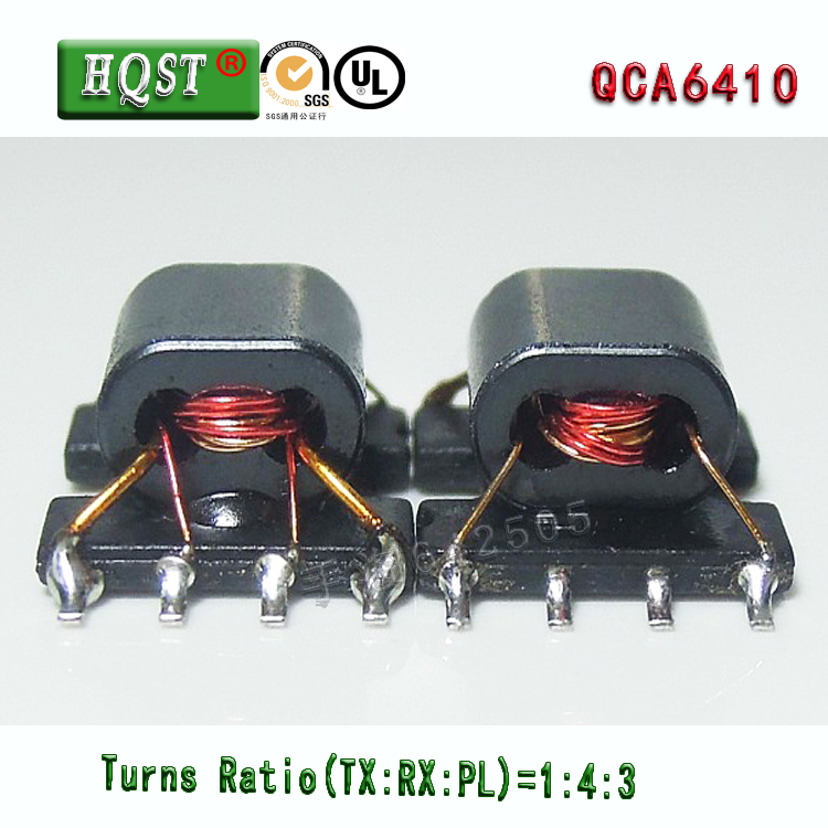 Qualcomm PLC QCA6410 weak electric power carrier PLC coupling transformer ring ratio 1:4:3 factory direct sales