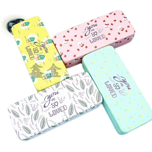 Фабрика прямой продажи мультипликационной моды маленькая цветочная коробка портативная солнечная ящик можно настроить как название логотипа магазина