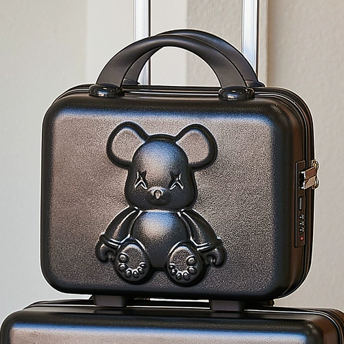 Портативная коробка, чемодан подходит для мужчин и женщин, мультяшный ящик для хранения, сумка