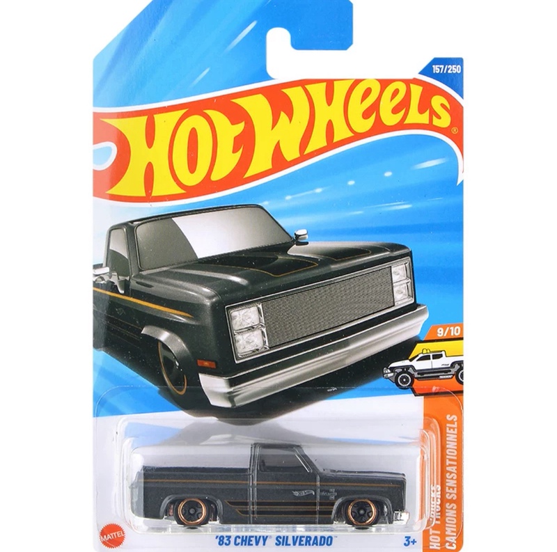 2025 Hot Wheels No. 157 83 Chevy Silverado Chevrolet Silverado Pickup Truck Weighs 44 Grams 2025 Hot Wheels No. 157 83 Chevy Silverado Chevrolet Silverado Pickup Truck Weighs 44 Grams