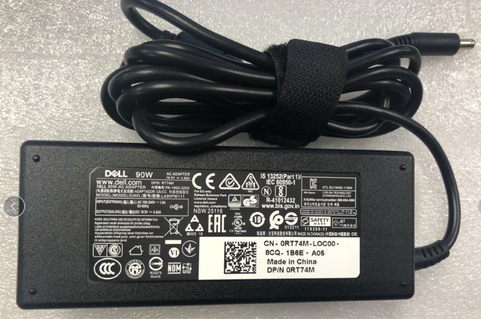 dell 24-5488 19 5V-4 62A 4 5X3 0 90W power supply connector RT74M