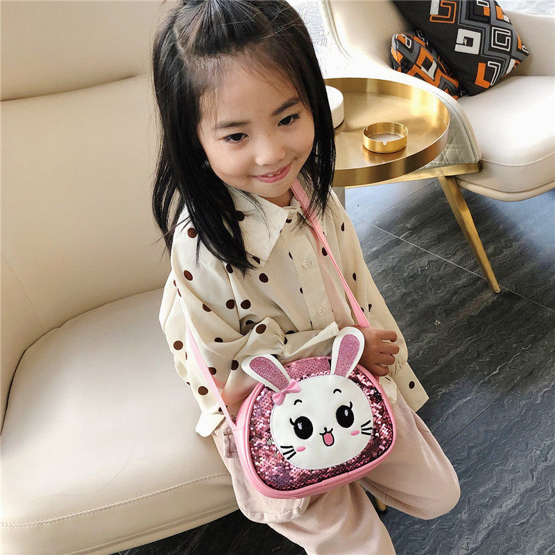 Children's small bag 2020 New style fashionable sequined infant and toddler small backpack Cute cartoon girl single-shoulder crossbody bag undefined