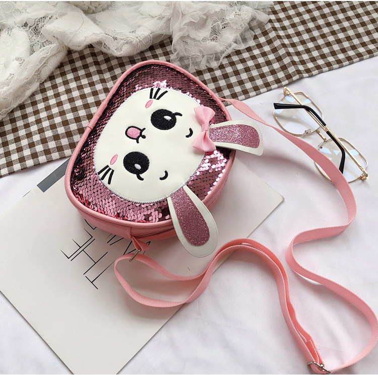 Children's small bag 2020 New style fashionable sequined infant and toddler small backpack Cute cartoon girl single-shoulder crossbody bag undefined