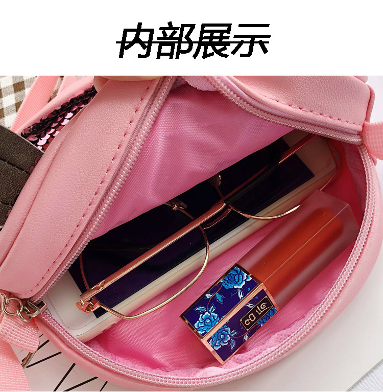 Children's small bag 2020 New style fashionable sequined infant and toddler small backpack Cute cartoon girl single-shoulder crossbody bag undefined