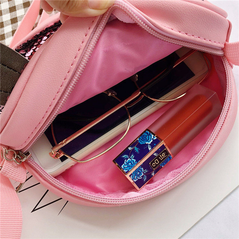Children's small bag 2020 New style fashionable sequined infant and toddler small backpack Cute cartoon girl single-shoulder crossbody bag undefined