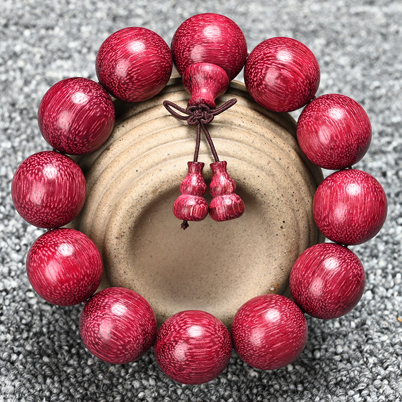 Natural color Brazilian purple rose gold silk Nan violet purple heart Hemu hand string men and women Buddha beads bracelet