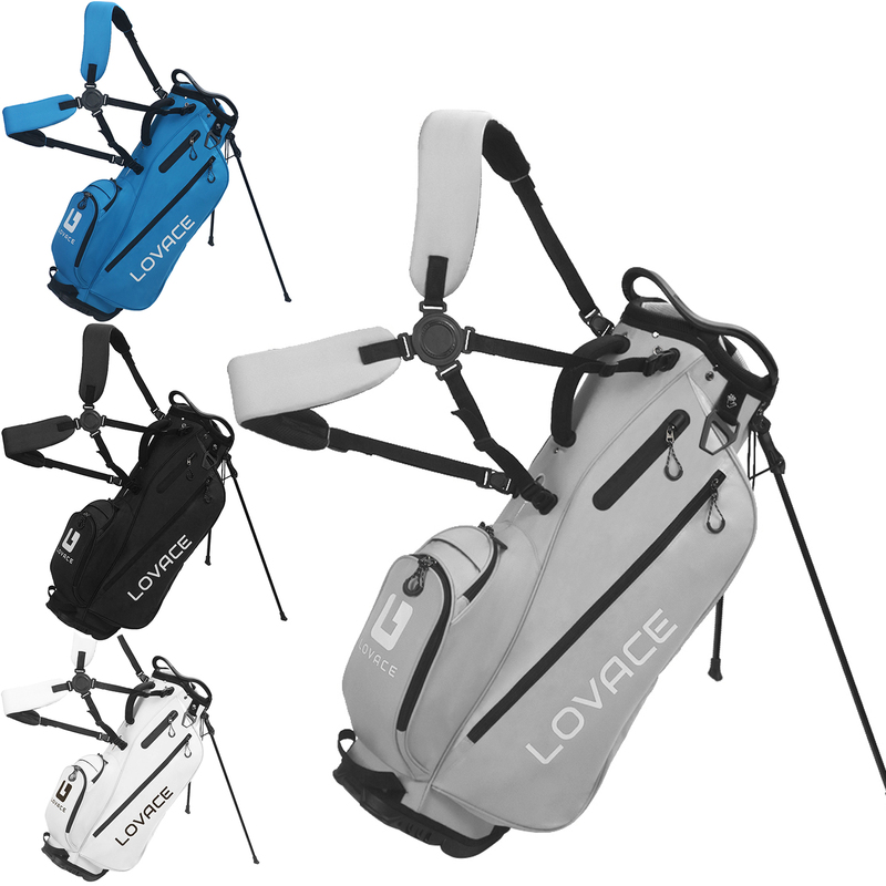 How True Golf Bag Portable Unisex Stand Bag Lightweight Club Bag Travel Golf Bag Nylon Wear-Resistant