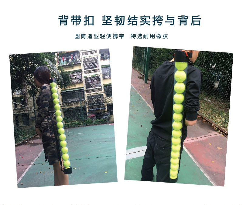 Bóng tennis đập bóng barrel bóng thùng bóng rổ rổ bóng tennis basket khung bóng với 15 quả bóng